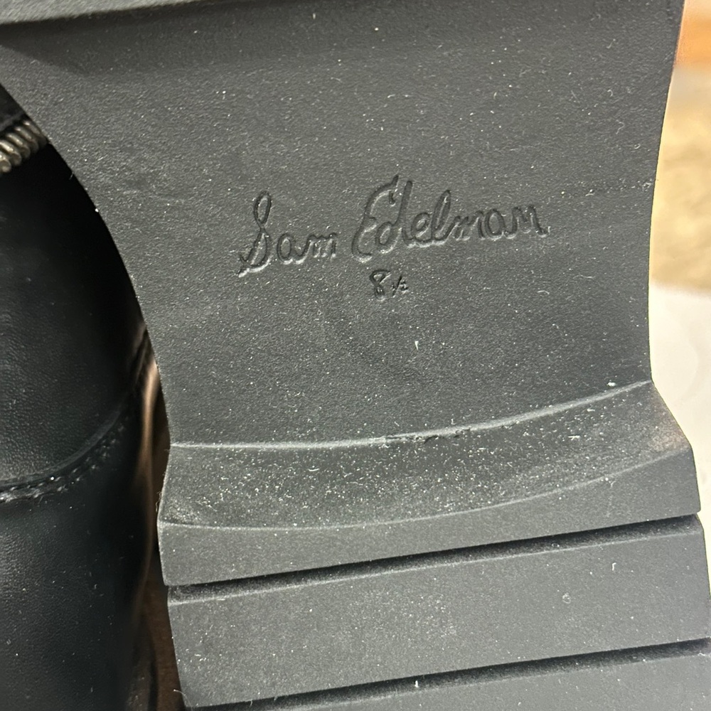 Sam Edelman Women's Linds Zipper Boots SIZE 8.5 - Picture 2 of 5